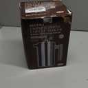 Secura French Press Coffee Maker, 304 Grade Stainless Steel Insulated Coffee Press with 2 Extra Screens, 50oz (1.5 Litre), Silver