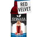Syruvia Sugar Free Coffee Syrup, Red Velvet Flavored Syrup for Drinks, Lattes, and Desserts  25.4 fl oz