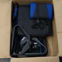 Soontrans Gaming Chair with Footrest,Computer Office Chair, Ergonomic Gamer Chair with Height Adjustment,Headrest and Lumbar Support Gamer Chair(Storm Blue)
