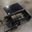 Hydraulic Lift Table Cart, 500lbs Capacity 28.5" Lifting Height, Manual Single Scissor Lift Table with 4 Wheels