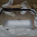 Sweetcrispy Bathroom Mirror 40x30 Inch Black Metal Framed Rounded Rectangle Vanity Mirror for Wall, Over Sink, Farmhouse, Restroom, Anti-Rust, Modern Decorative, Horizontal or Vertical Hanging