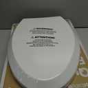 Jool Baby Quick Flip Toilet Seat with Built-in Potty & Splash Guard for Toddler Training, Slow Close (Elongated)