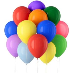 Pack of 3 DECOCKRAT Assorted Latex Balloons Kit - 110PCS Party Balloons, 12'' Helium Balloon Set with Ribbon, Perfect for DIY, Birthday, Baby Shower, Wedding, Anniversary & Holiday Decoration