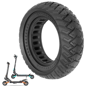 CREVETO 98/56-0 Scooter Tire 12 inch Off Road Tire 19-3.2 aider Thicker Rubber Tubeless Tire Motorcycle Electric Scooter Tires Duter Tire Replace for 98/5-6 08/15-4 tyre heel Parta