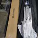 Canopy Tent, 10X10 FT Pop Up Canopy Outdoor Instant Tent Slant Legs with Carrying Bag, Portable Gazebo Shelter for Patio Deck Garden and Beach - 8X8 FT Canopy Cover (White)
