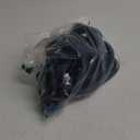 Expandable Garden Hose, 100 Ft, 10-Function Spray Nozzle, 3/4" Brass Fittings, Blue Black