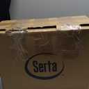 Serta Hotel Collection Bed Pillows Queen/Standard Size Set of 2, 400 Thread Count 100% Cotton Cover, Medium Firm, Support Gusseted Down Alternative Pillow for Back, Stomach or Side Sleepers, 18" x 26"