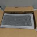 Stairs Treads for Wooden Non Slip Step Outdoor Mat Gray 8"x30" 5PCS | PVC Rubber-Like Stair Treads Self Draining Carpeted Stair Covers, Duty Resistant Exterior Mat for Wood Stairs Fast Water Flow