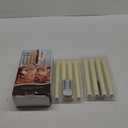 Homemory 12 Pcs Plastic Flameless Taper Candles with Remote Timer Dimmer, Ivory Led Candlesticks with Flickering Flame Light, Lifelike Taper Candles Battery Operated for Indoor Decoration 9.6 Inches