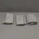 Diaper Changing Pad Liner Non-Slip, Waterproof Terry Mat, Quilted Absorbent Bassinet Liners Washable, 3 Pack 13"x 26" Reusable Portable Changing Table Pad Rectangle White