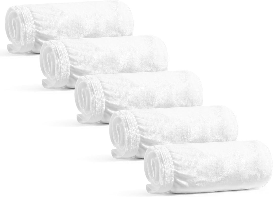 CxLoode 5 PCS XXL Disposable Underwear For Men, Travel Essentials, Disposable Men Underwear For Hiking, Sport, Camping, Business Trips, Hospital Stays, 34"- 38" White