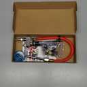 Spurtar 10-120 PSI Heavy Duty Tire Pressure Gauge with Inflator Air Chuck with Pressure Gauge with 4 Way Tool and Valve Cores Air Compressor Attachments Tire Inflator Nozzle for Car Automotive Truck