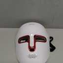 Red Light Therapy for Face, Led Face Mask Light Therapy, Anti-Aging Infrared Therapy for Wrinkles, Fine Lines, 7-1 Colors LED Facial Skin Care Mask (White)