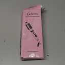 Thermal Brush, MINI & Tiny 1 Inch Ionic Curling Brush for Shiny Hair, Tourmaline Ceramic Ionic Curling Iron Brush for Short to Medium Hair, Adjustable Temperature, Dual Voltage, Compact-Size (Pink)