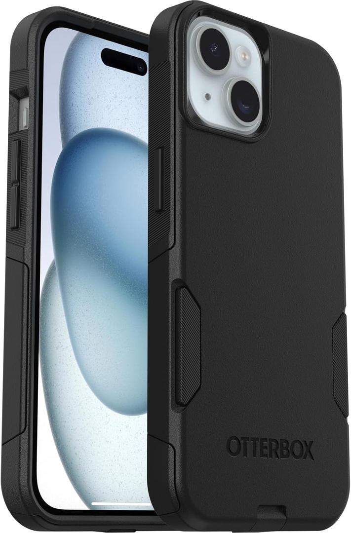 OtterBox iPhone 13  Pro Commuter Series Case - BLACK, slim & tough, pocket-friendly, with port protection (ships in polybag)