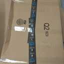 72 Inch Ceiling Fans with Lights, Ceiling Fans with Lights and Remote, Dimmable, Indoor/Outdoor Black Modern Ceiling Fan for Kitchen Living Room Patio, Shop Industrial, Dual Finish 8 Blades