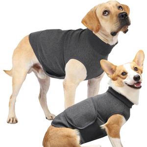 Dog Anxiety Vest, Skin-Friendly Thunder Jacket for Dogs, Dog Calming Shirt for Thunder, Fireworks, Vet Visits and Separation - Keep Pet Calm Without Medicine & Training, Anti Anxiety for Dogs, Large