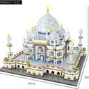 Architecture Collection: Taj Mahal 3950 pcs Building Set Model Kit and Gift for Adults and Kids,Micro Block