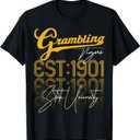 Vintage-Grambling NY State Retro Personalized Birthday Gifts T-Shirt. Size Small