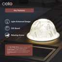 2 x Cello Porcelain Tealight Holder Dome - Special Friend Butterfly Design with 3D Projection & Loving Message for Scented Unscented Tealights & LED Candle Wax Warmer Mom Easter Women Gifts Ornament Home