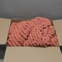 Bigacogo Chunky Knit Throw Blanket for Couch, 40x80 inches, 100% Hand Knitted with Thick Jumbo Chenille Yarn, Cozy Soft Large Rope Knot Cable Crochet Blankets for Sofa Bed Living Room, Antique Red