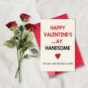 2 x TQDaiker Funny Valentine's Day Card for Boyfriend,Rude Valentines Day Card for Men Him,Naughty Valentine's Day Card for Husband Fiance,Envelope Included.