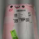 Kids Travel Pillow - 2-in-1 Deformable Kids Neck Pillow for Traveling, Soft U-Shaped Pillow with Adorable Animal Design, Comfy Sleep and Play, Ideal for Airplanes and Traveling (QQ Pink Rabbit)