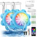 BYLIFITY LED Pool Lights, Color Changing Swimming Pool Light