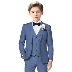 Boys Suit Kids Formal Suits for Boys Wedding Easter Outfits Dress Blazer Vest Pants Bowtie Set, Y 12