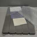 Stone Drying Mat for Kitchen Counter  Super Absorbent Stone Dish Drying Mat, Foldable & Quick Dry, Diatomaceous Earth Mat for Dish & Bottle, Ideal for Kitchen - 23.6" x 15.4", Dark Grey