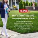 THERMOS FUNTAINER 16 Ounce Stainless Steel Vacuum Insulated Bottle with Wide Spout Lid, Neon Pink