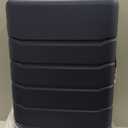 OLIXIS 24-Inch Hardside Luggage with 4 Double Spinner Wheels, Expandable and TSA Lock, Hard Shell Lightweight Roller Suitcase, Blue