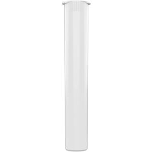 116mm CR Plastic Packaging Pop Top Tubes - Child Resistant Travel Holder Vial Containers - 500 Qty (White)