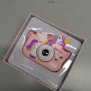 Envyvip Unicorn Toys Camera for Kids Girls Age 3-8, Toddler Kids Digital Camera Christmas Birthday Gifts for 3 4 5 6 7 8 Years Old Girl, Cute Selfie Video Camera, HD 1080P, 32GB SD Card Included, Pink