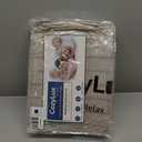 CozyLux Full Size Comforter Sets with Sheets Seersucker 7 Pieces Taupe Bed in a Bag Textured Luxury Soft Bedding Set with Down Alternative Comforter, Sheets, Pillowcases & Shams for All Seasons