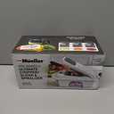 Mueller Pro-Series All-in-One, 12 Blade Mandoline Slicer for Kitchen, Food Chopper, Vegetable Slicer and Spiralizer, Cutter, Dicer, Grater, Kitchen Gadgets Sets with Container, White Sand/Gray