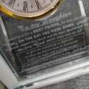 Thank You Gifts Clock for Women, Men, Appreciation Gift for Friends, Coworkers, Teacher - Inspirational Quotes Gifts for Mom, Sister - K9 Crystal Thank You Clock Desk & Home Decor