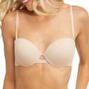 Maidenform Women's DreamWire Multi-Way Underwire Bra, Strapless 6-Way Convertible Bra (Beige) 36B