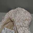 MH MYLUNE HOME Leopard Print Heated Throw Blanket, ETL & FCC Certified Electric Blanket, Washable Heated Blanket Throw, 9 Heating Levels & 10 Hours Auto-Off, Soft Heating Blanket - Khaki, 50"x60" (Kahki)