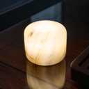 Marble Lamp Night Light Touch Bedside Table Lamp for Bedroom,Type-C Rechargeable Small Desk Bedside Small Lamps,Eye Caring Dimmable LED Ambient lamp (Eastern Jade Glow)