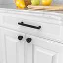 Asidrama 10 Pack 5 Inch(128mm) Matte Black Cabinet Pulls Knurled Kitchen Cabinet Handles, Cabinet Pull Kitchen Cabinet Hardware for Cupboard Drawer Pulls
