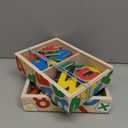 2 x Melissa & Doug 52 Wooden Alphabet Magnets in a Box - Uppercase and Lowercase Letters