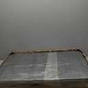 Galvanized Steel Planter Box - No Installation Required Metal Rectangular Block Long Box Planter Modern Outdoor Planters All-Weather Use with Drainage Holes for Patio/Porch, 362412IN (Large, Black)