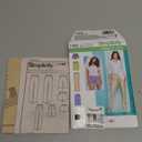 Simplicity Easy-to-Sew Pattern 1165 Misses Slim Pull-on Pants, Long, or Short Shorts Sizes 6-8-10-12-14