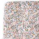 Little Unicorn Premium Crib Sheet | Breathable & Super-Soft Muslin Fabric (Pressed Petals)