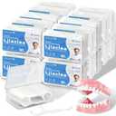 Floss Picks 1000 Count Dental Floss Sticks Gen 3 Bulk Tooth Picks Flossers With Travel Case Toothpicks for Family Restaurant Adults Teeth Cleaning