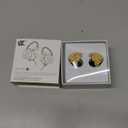 Linsoul KZ ZSN PRO X Dual Driver 1BA+1DD Hybrid Metal Earphones HiFi in-Ear Monitor with Detachable Recessed 2Pin Cable,Zinc Alloy Panel (Without Mic, Black) (Gold)