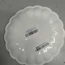 BHHQHH 50Pcs Disposable Scalloped Paper Plates Shell Edge Dinner Paper Plates for Wedding Baby Shower Birthday Party Bridal Party Supplies(9 Inch)