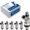 Set of 6 Fuel Injectors - Compatible with Toyota T100 Tacoma Camry 4Runner Lexus ES300 3.0L 3.4L V6 - Replaces FJ180 23250-62030 842-12183