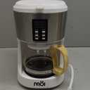 MOI 2 in 1 Grind & Brew Coffee Maker - 26/30 Seconds Grinding, Programmable Bean to Jar Coffee Machine with 7-8 Minutes Brew Time, LCD Display Coffee Maker with Grinder